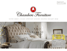 Tablet Screenshot of chambersfurniture.com